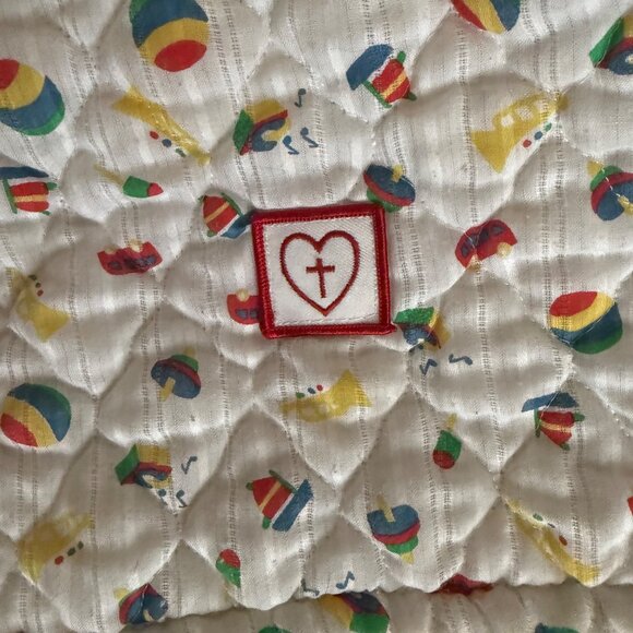 Vintage Handmade Baby Quilt - Picture 5 of 5